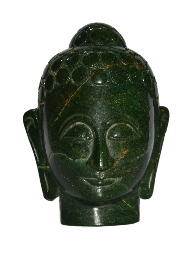 Green Aventurine Buddha Head - Height - 140 MM