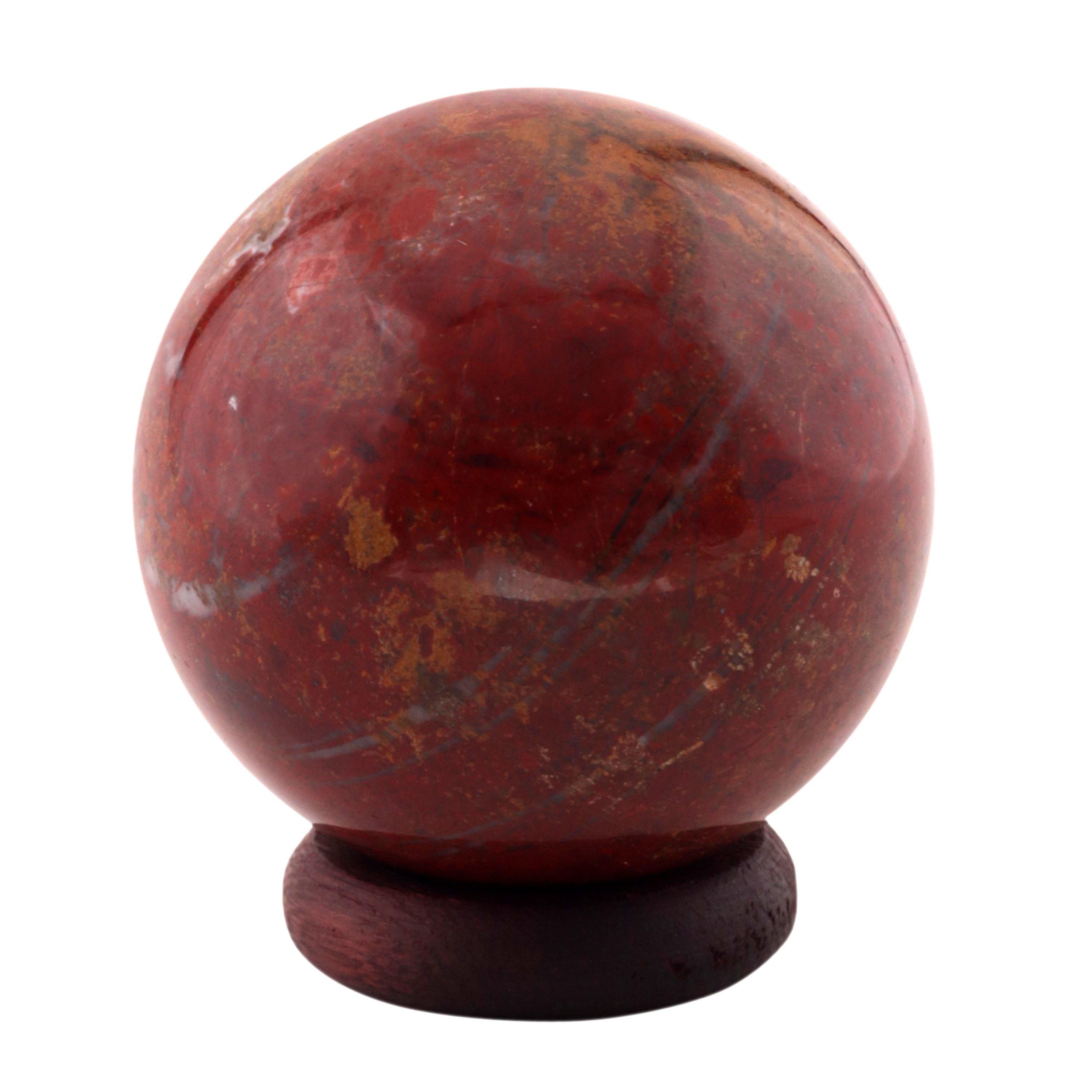 Healing Crystals - Wholesale Red Jasper Sphere 1 Kg Lot