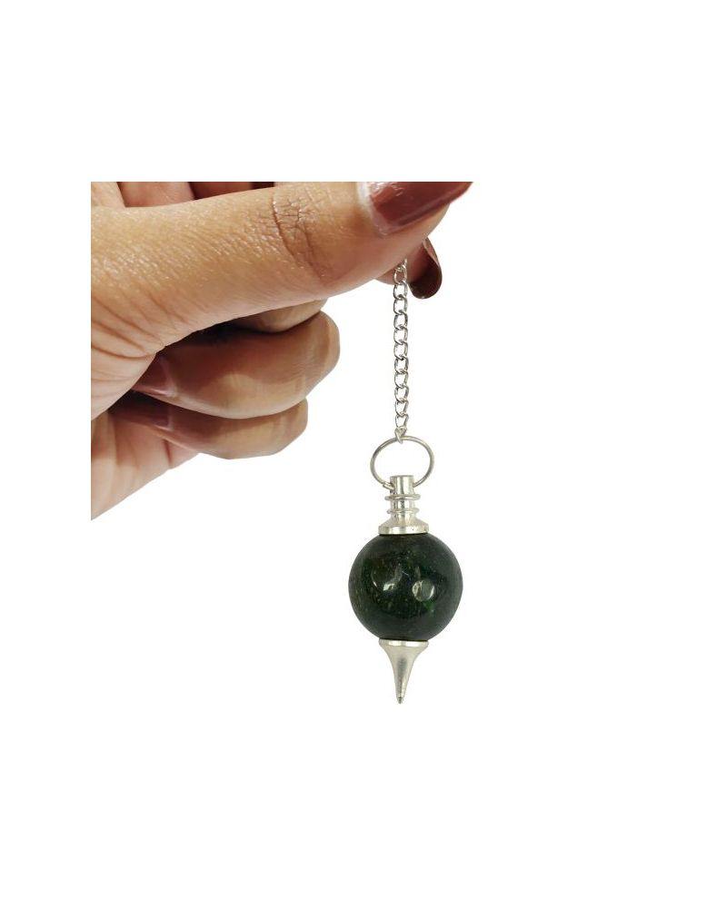 Healing Crystals - Wholesale Blood Stone Sphere Pendulum