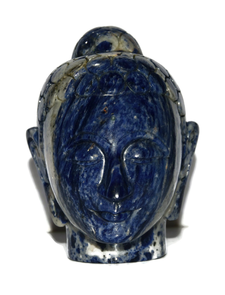 Sodalite Buddha Head