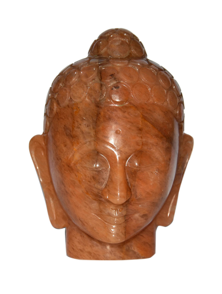Red Aventurine Buddha Head