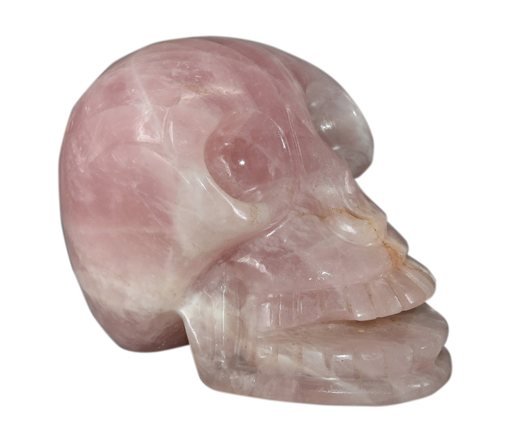 Rose Quartz Skull