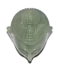 Green Aventurine Buddha Head