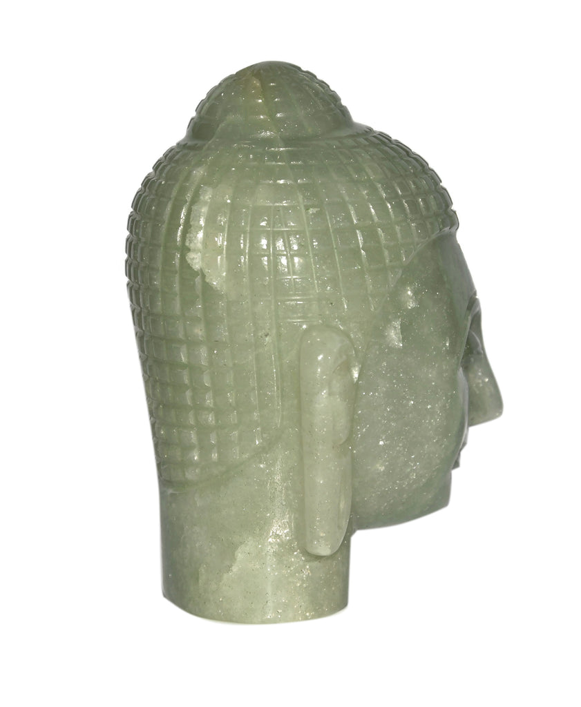 Green Aventurine Buddha Head