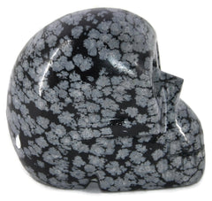 Snowflake Obsidian Skull