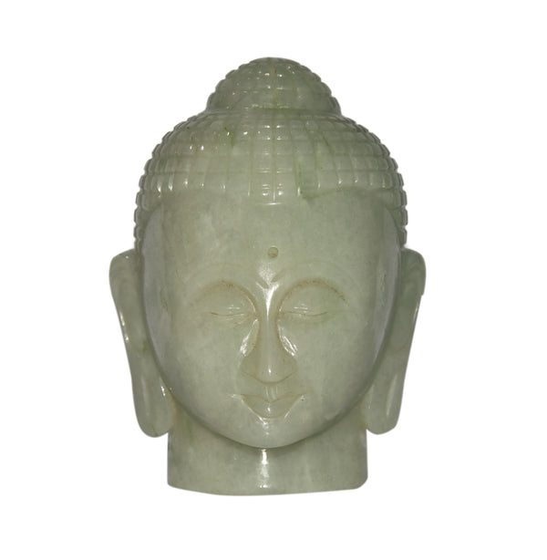 Green Aventurine Buddha Head