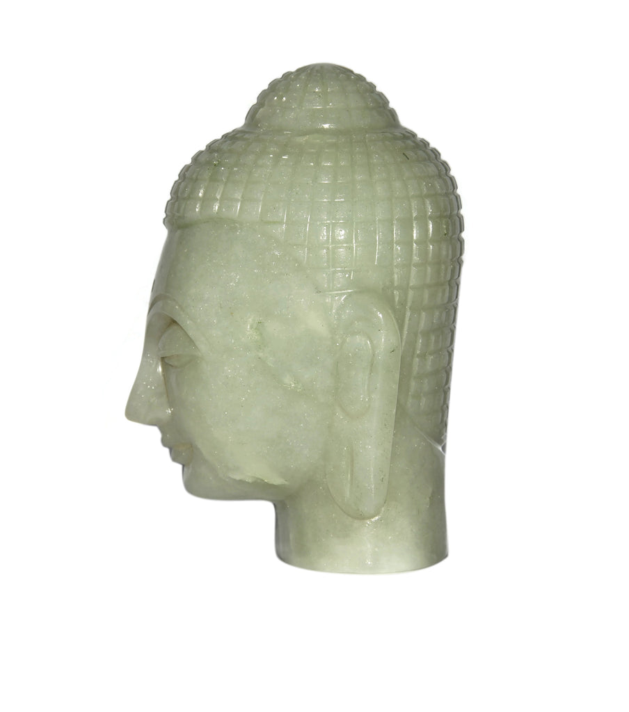 Green Aventurine Buddha Head