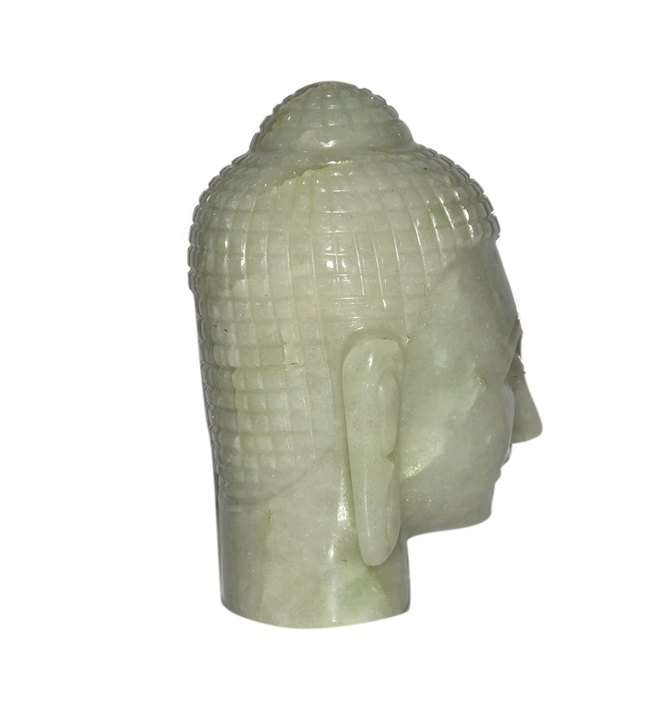 Green Aventurine Buddha Head