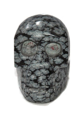 Snowflake Obsidian Skull