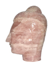 Rose Quartz Buddha Head