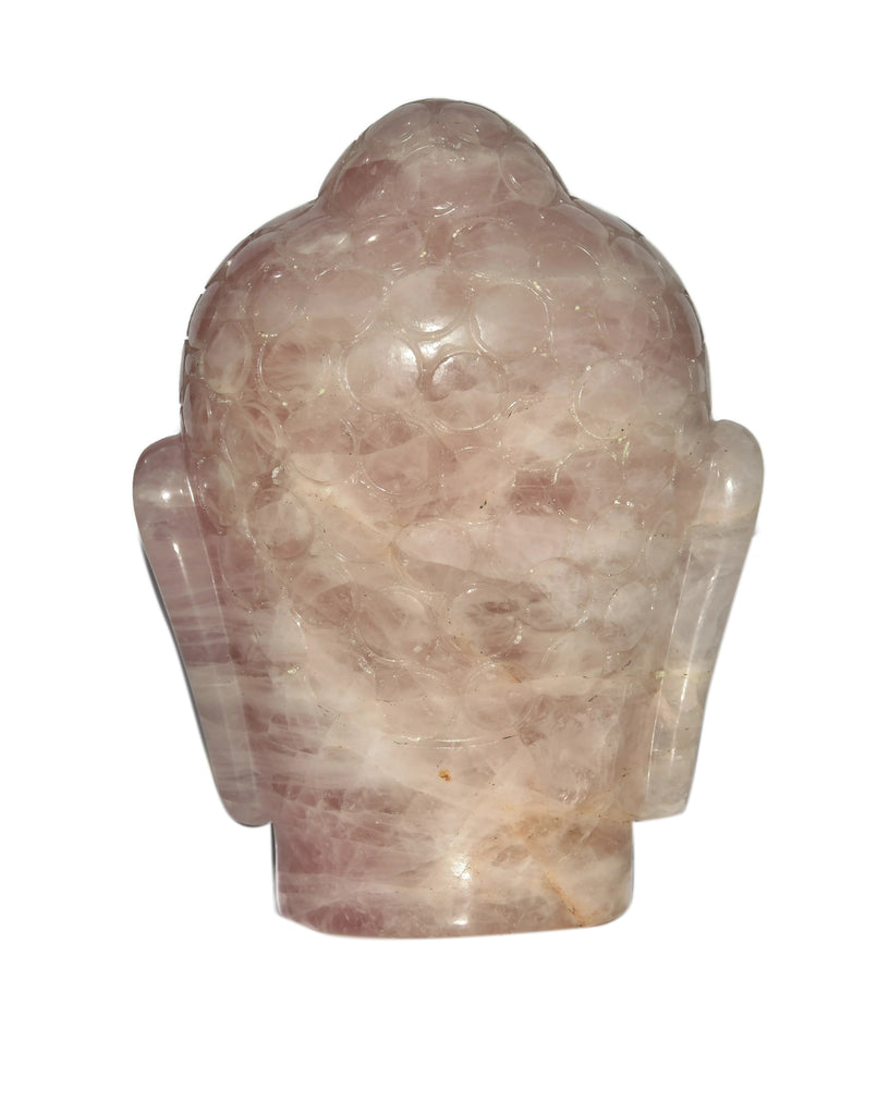Rose Quartz Buddha Head