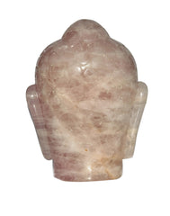 Rose Quartz Buddha Head