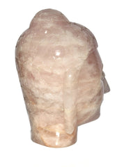 Rose Quartz Buddha Head