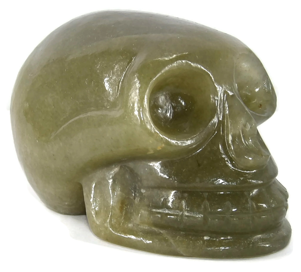 Green Aventurine Skull