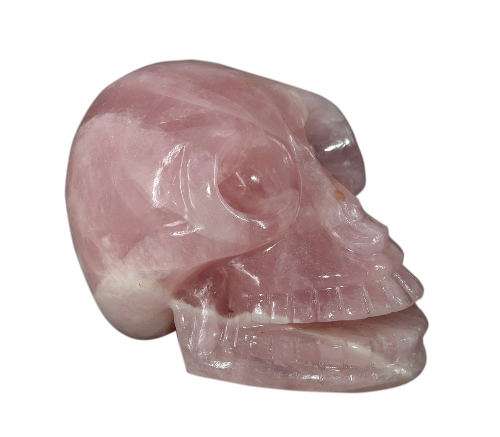 Rose Quartz Skull