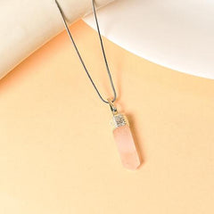 Healing Crystals - Wholesale Rose Quartz Crystal Pencil Pendant