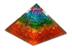 Healing Crystals - Wholesale Seven Chakra Orgone Pyramid
