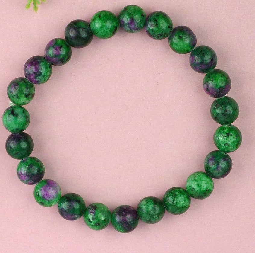 Healing Crystals - Wholesale Ruby Zoisite Crystal Bracelet