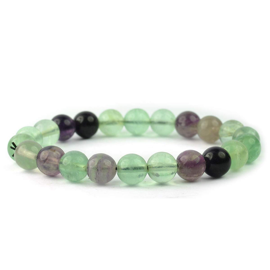 Healing Crystals - Wholesale Multi Fluorite Crystal Stone Bracelet 