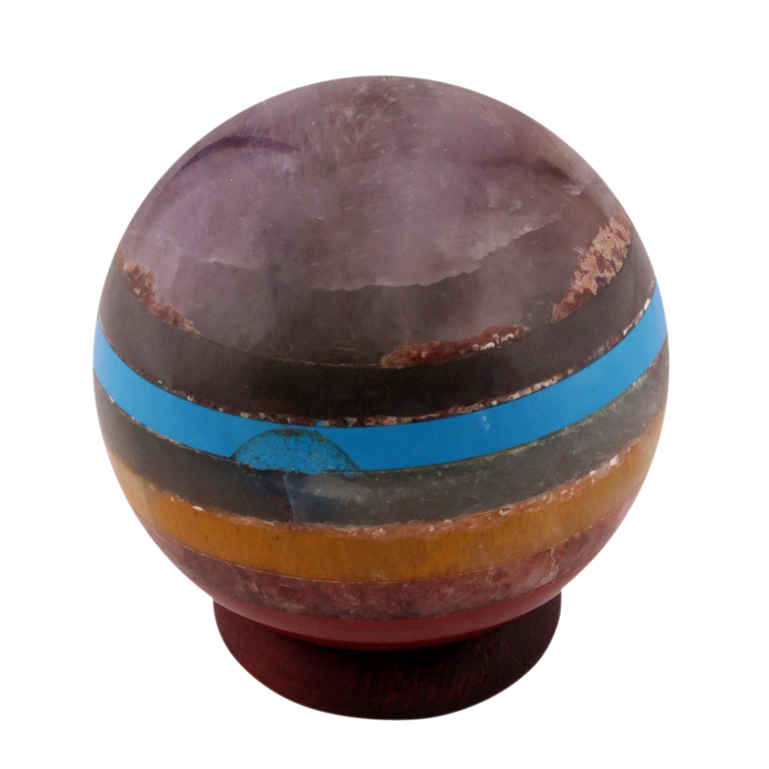 Healing Crystals - Seven Chakra Bonded Sphere 1 Kg Lot