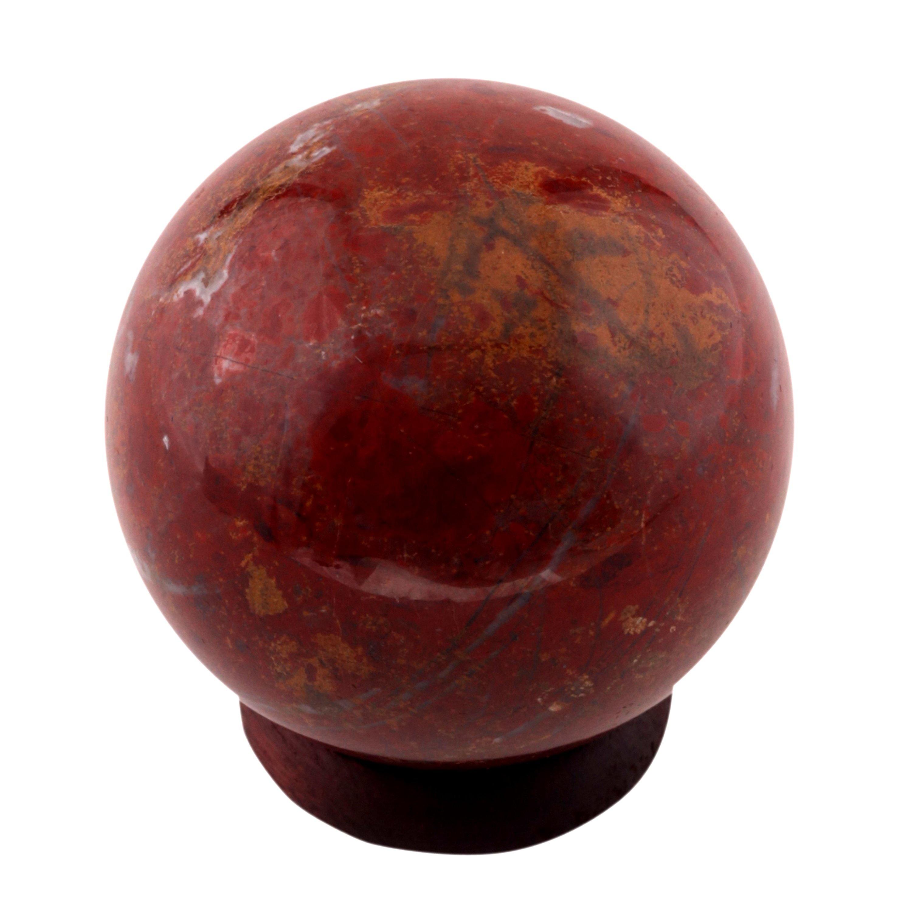 Healing Crystals - Wholesale Red Jasper Sphere 1 Kg Lot