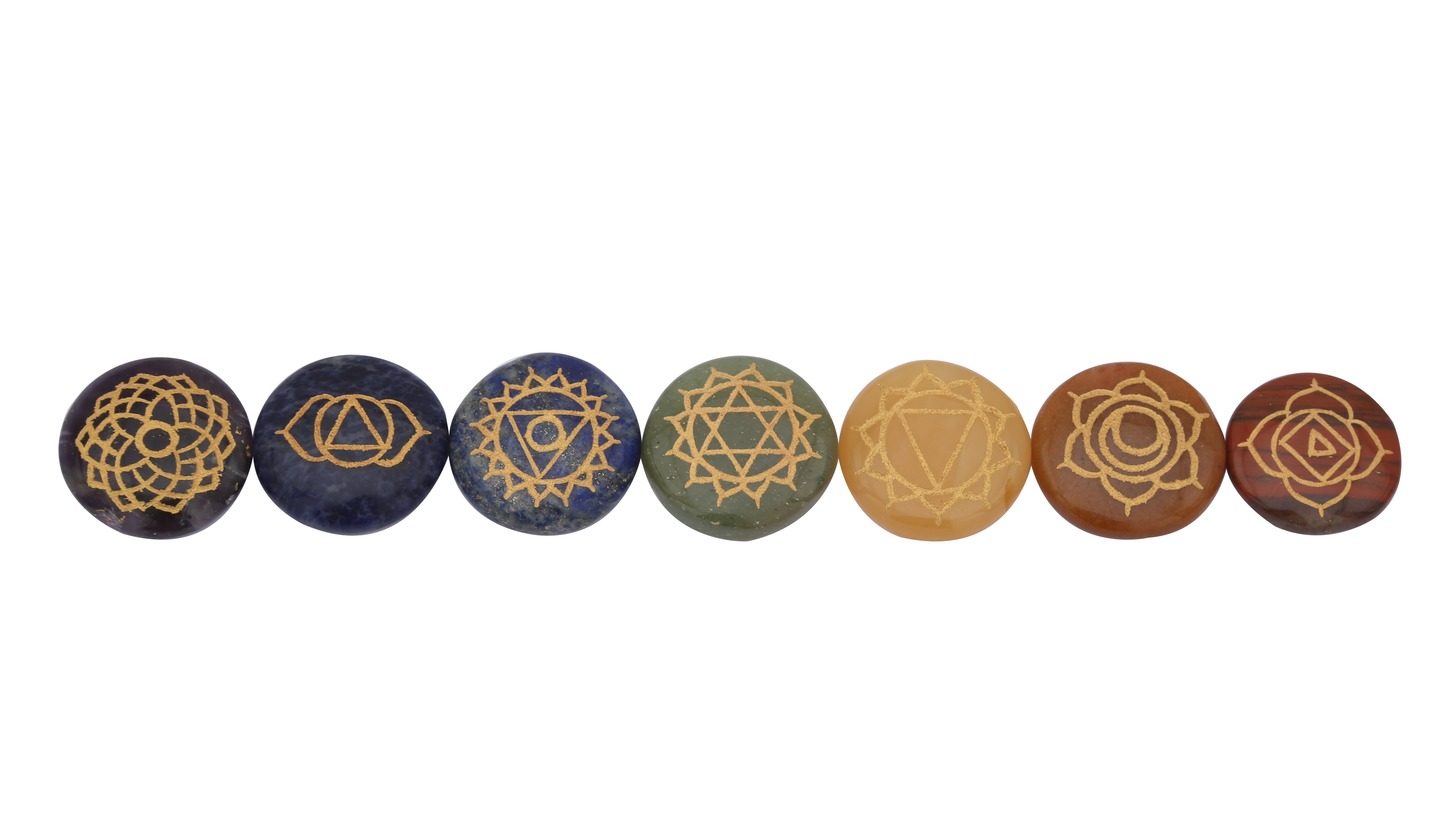 Healing Crystals - Wholesale Seven Chakra Round Set