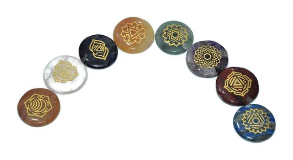 Healing Crystals - Wholesale Seven Chakra Round Set 8 Pieces