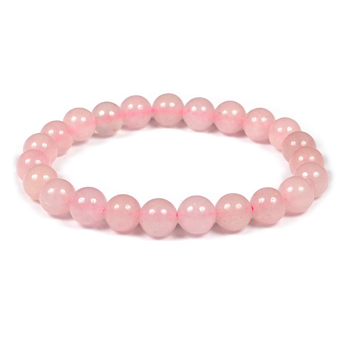 Healing Crystals - Wholesale Rose Quartz Crystal Bracelet