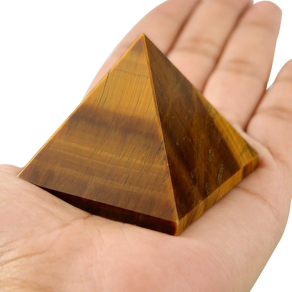 Healing Crystals India | Tiger Eye Pyramid 40-60 MM