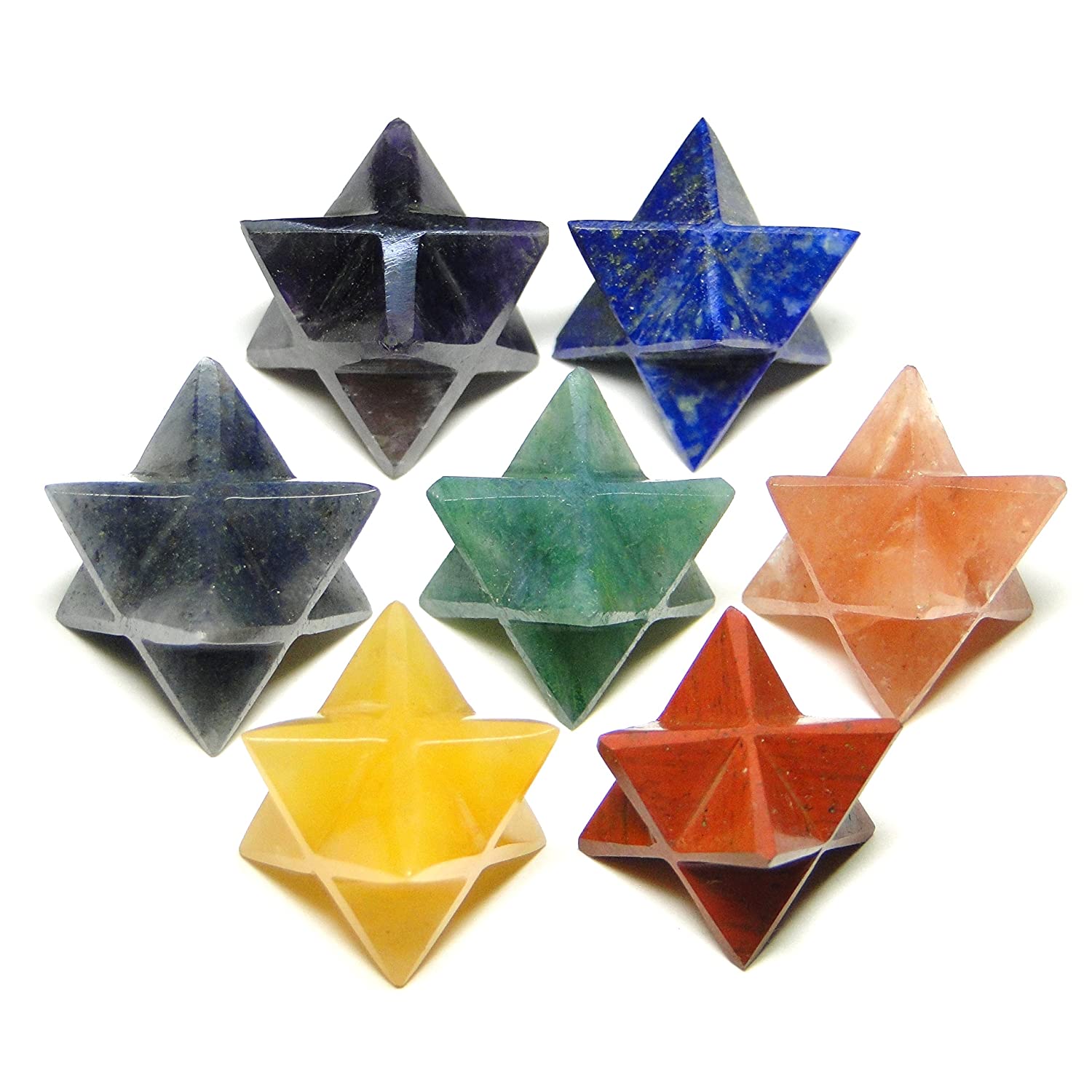 Healing Crystals - Wholesale Seven Chakra Merkaba Set | UK & USA