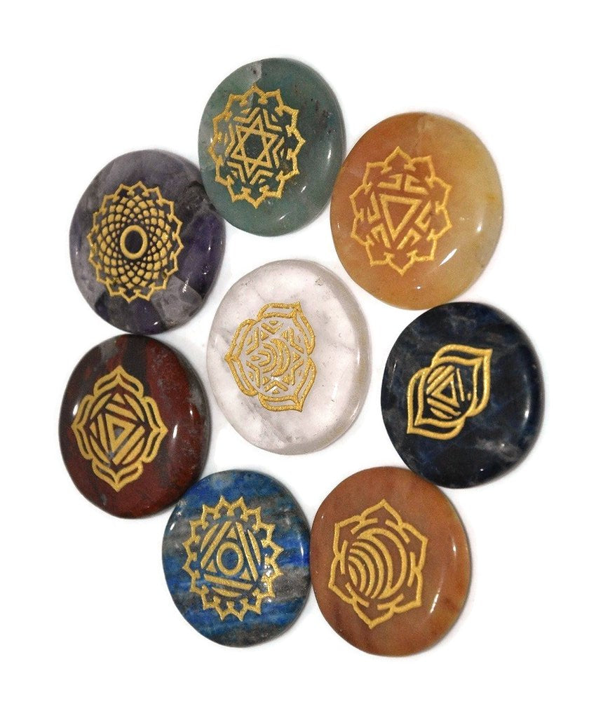 Healing Crystals - Wholesale Seven Chakra Round Set 8 Pieces