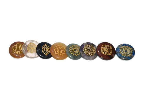 Healing Crystals - Wholesale Seven Chakra Round Set 8 Pieces