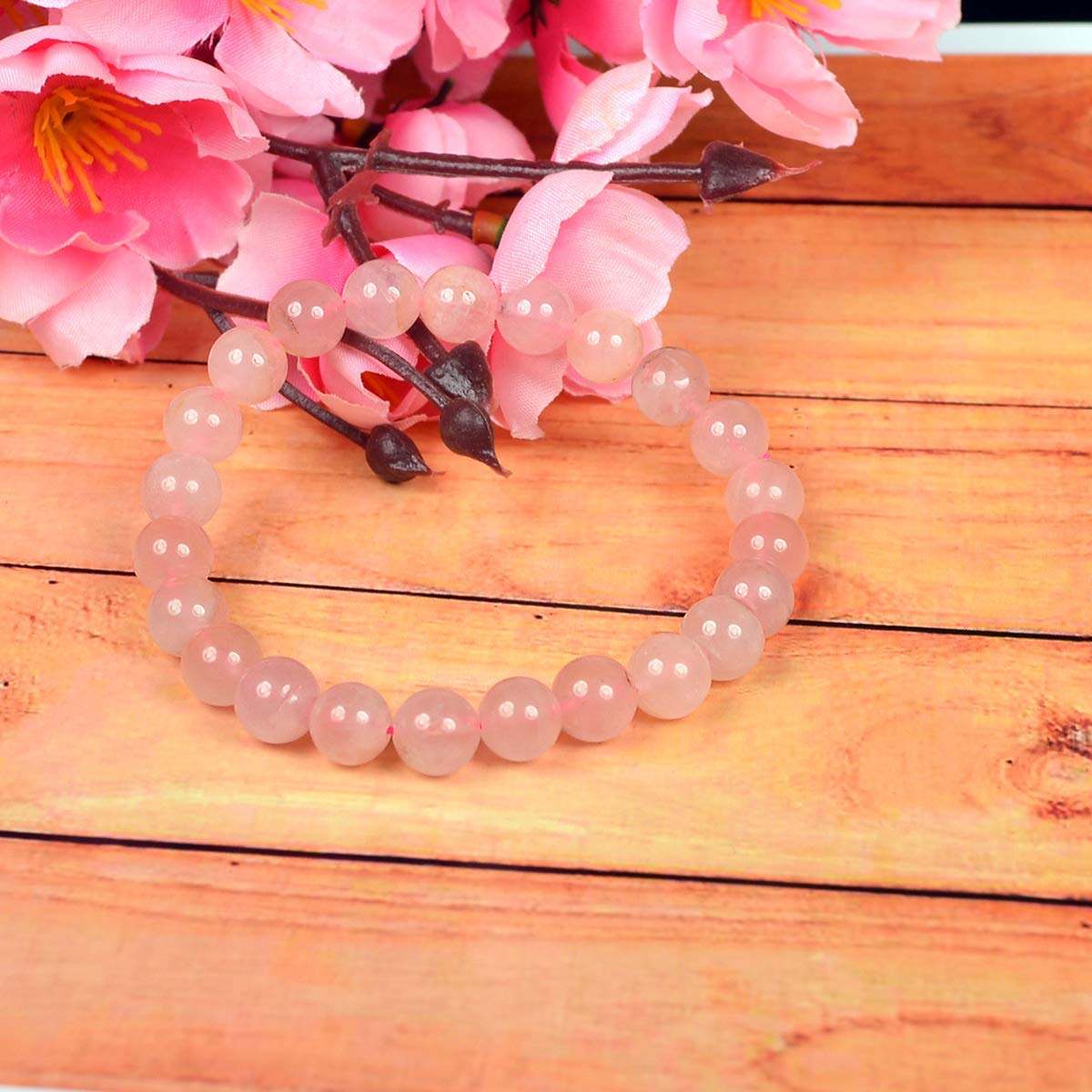 Healing Crystals - Wholesale Rose Quartz Crystal Bracelet