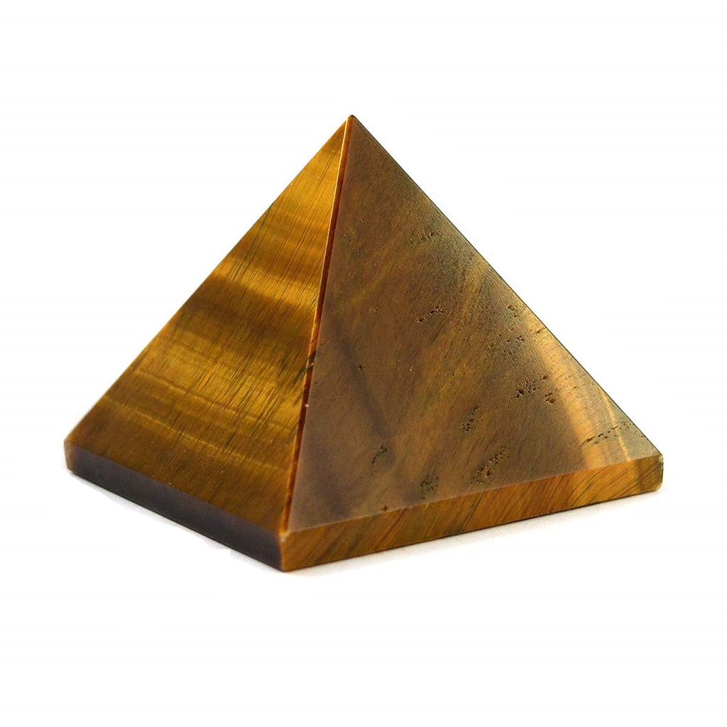 Buy 100 Natural Tiger Eye Pyramid Online For USA UK