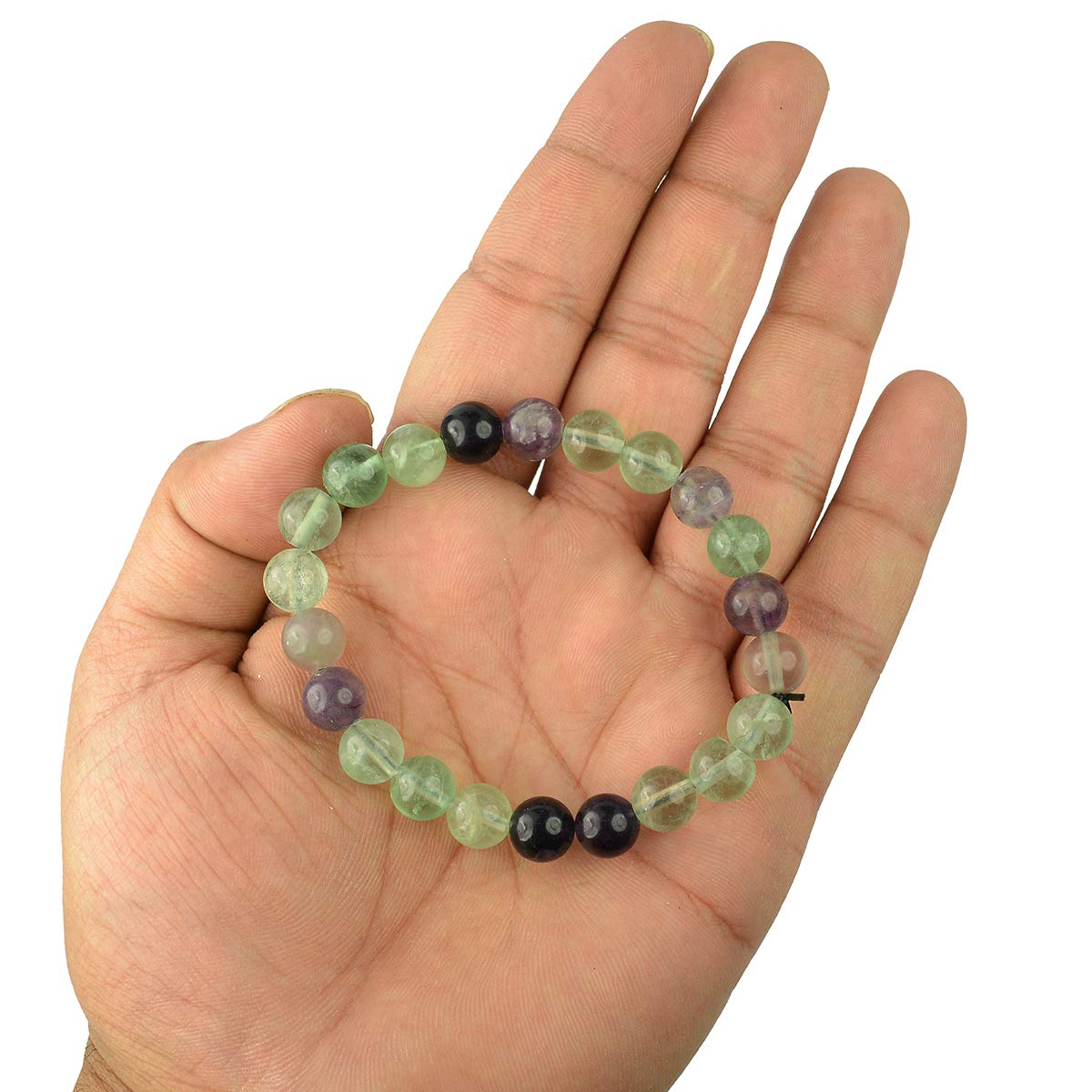 Healing Crystals - Wholesale Multi Fluorite Crystal Stone Bracelet 