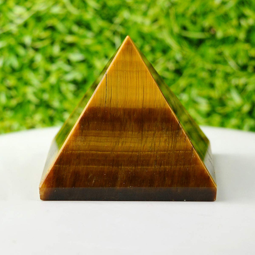 Healing Crystals India | Tiger Eye Pyramid 40-60 MM
