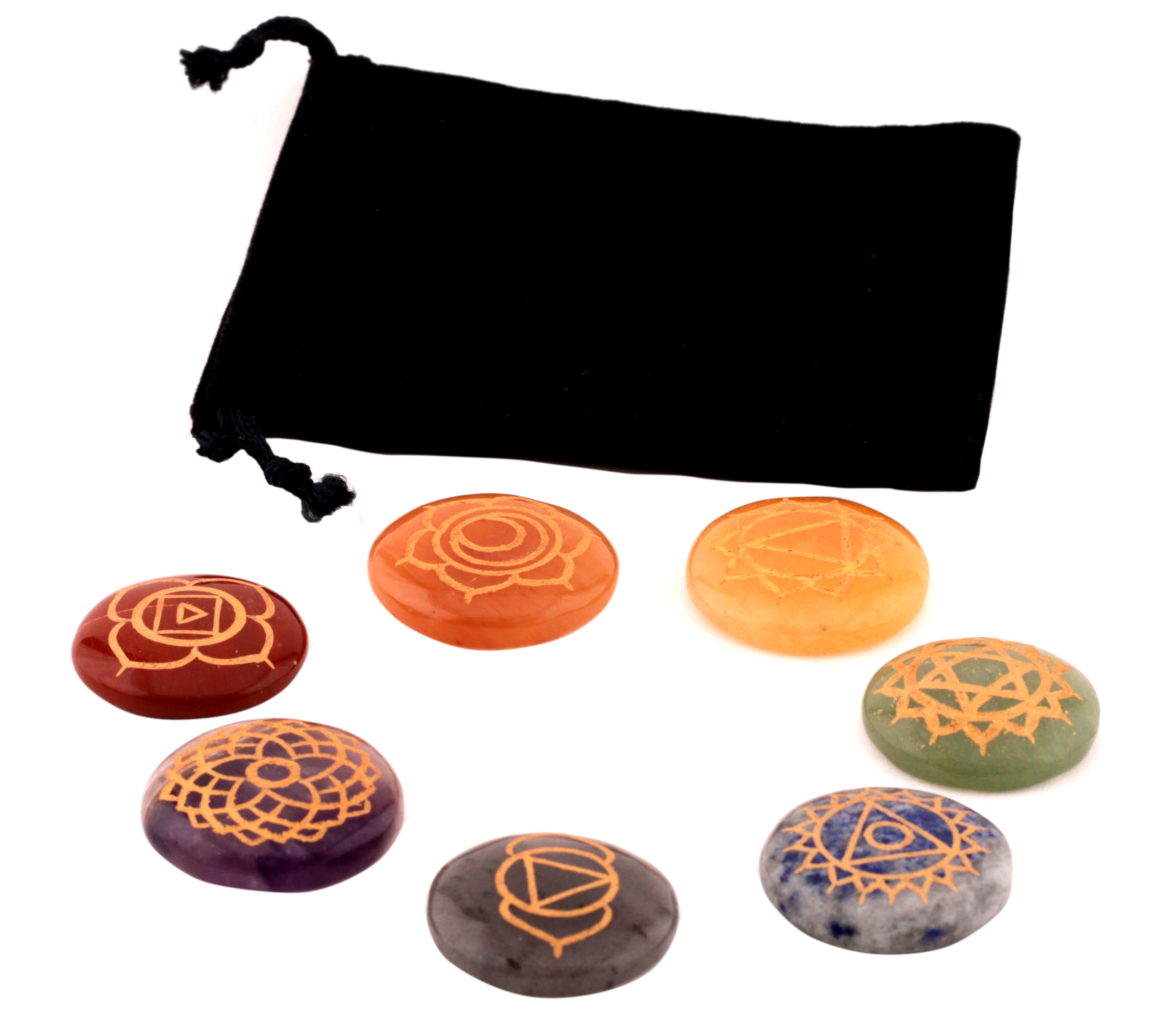 Healing Crystals - Wholesale Seven Chakra Round Set