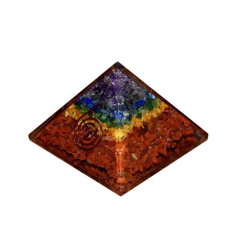 Healing Crystals - Wholesale Seven Chakra Original Orgone Pyramid
