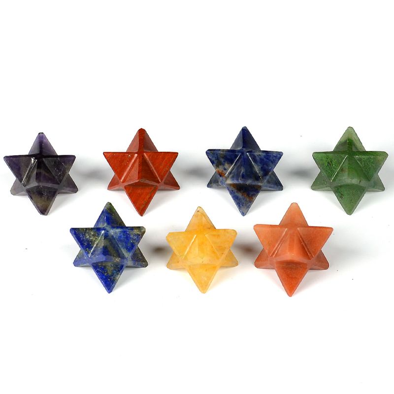 Healing Crystals - Wholesale Seven Chakra Merkaba Set | UK & USA