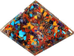 Seven Chakra Mix Orgone Pyramid Per Kg