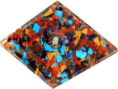 Seven Chakra Mix Orgone Pyramid Per Kg