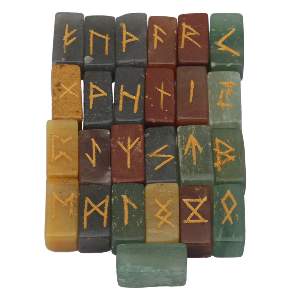 Mix Stone Square Rune Set