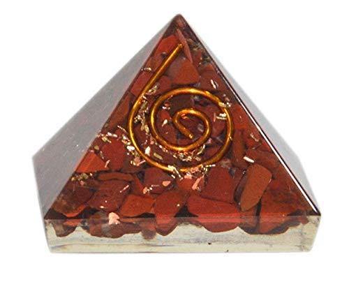 Healing Crystals - Wholesale Red Jasper Orgone Pyramid