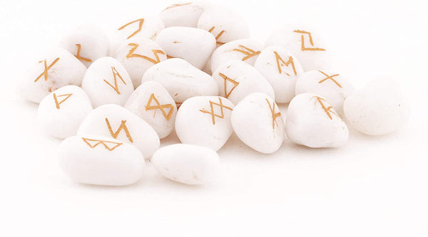 Healing Crystals - White Agate Tumbled 10 Piece