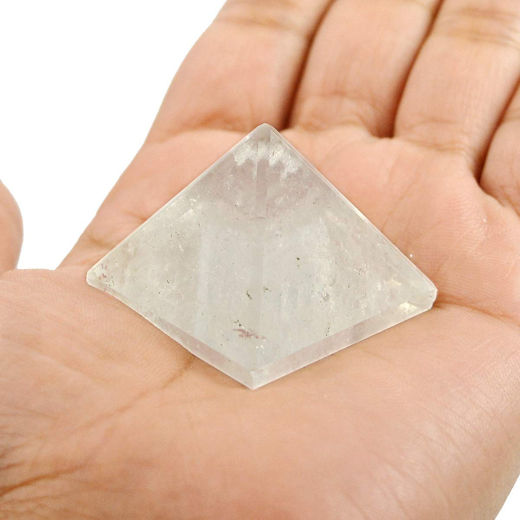 Healing Crystals - Crystal Quartz Pyramid Stone 40-60 MM