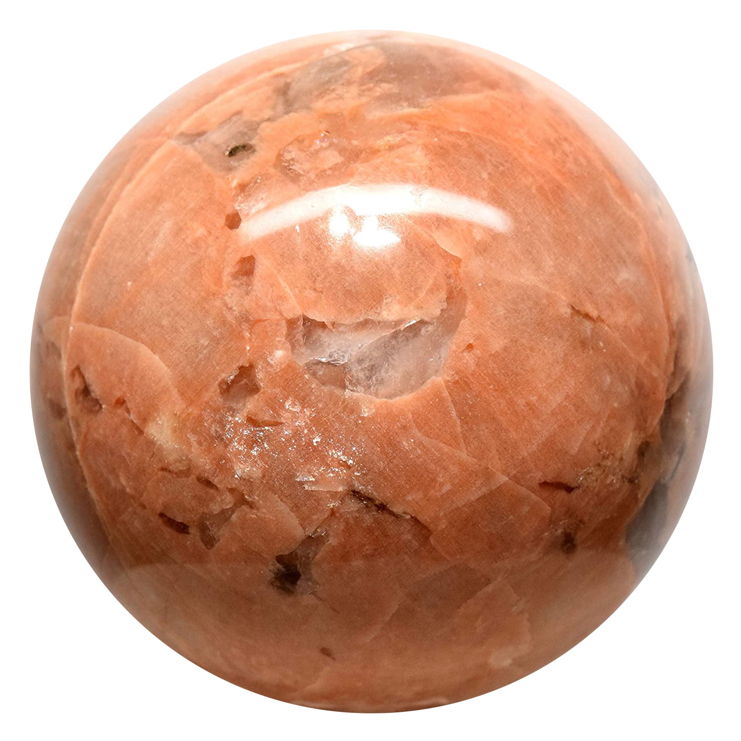 Peach Moonstone Sphere