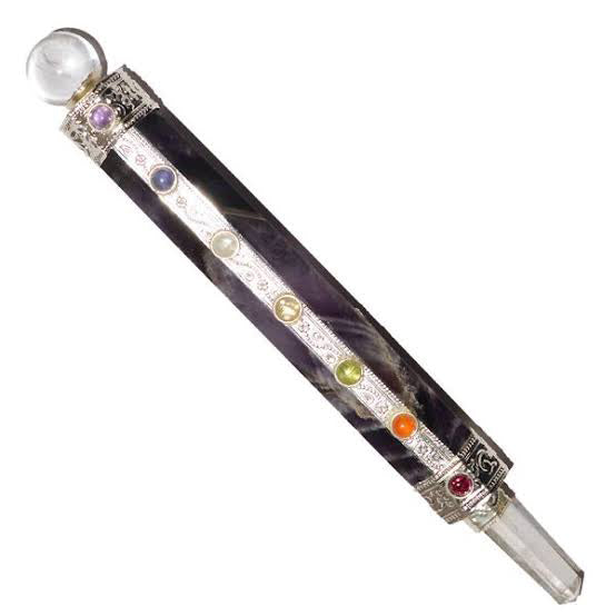 Amethyst 6 Inches Ball Wand