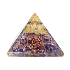 Amethyst Orgone Pyramid
