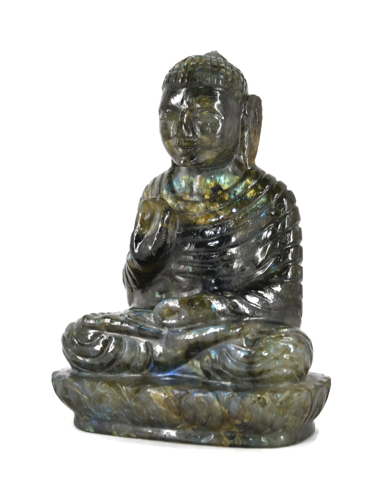 Labradorite Buddha Statue