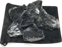 Black Obsidian Raw 1-2 Inches